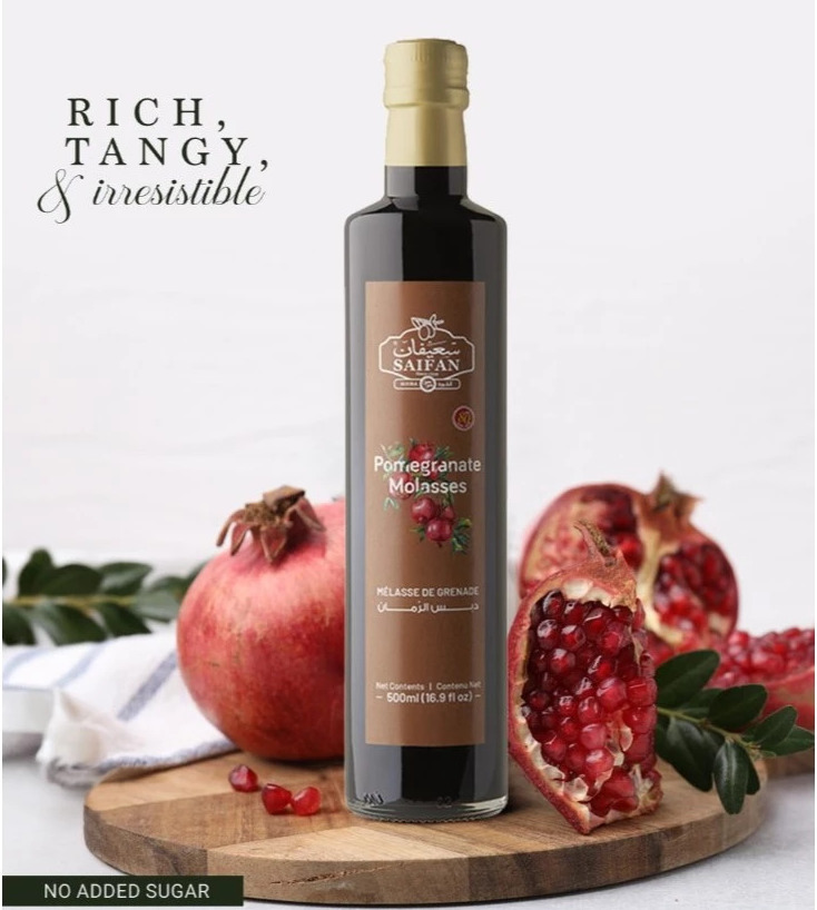 Saifan Pomegranate Molasses with fresh pomegranates
